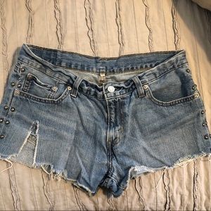 Vintage Distressed Levi’s shorts